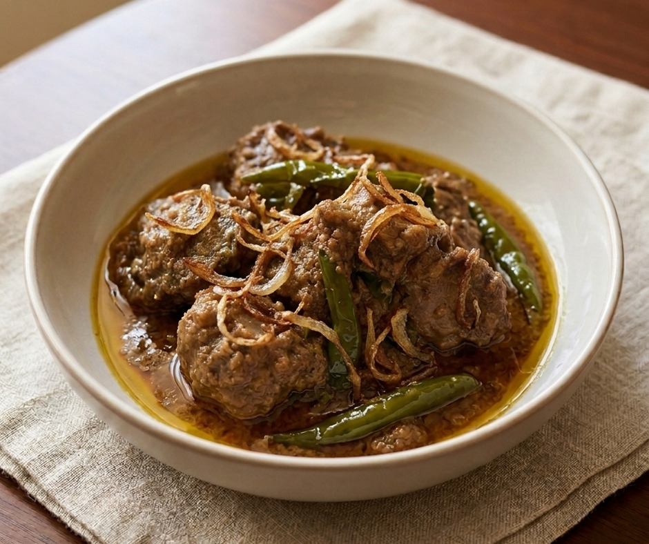 Beef Rezala